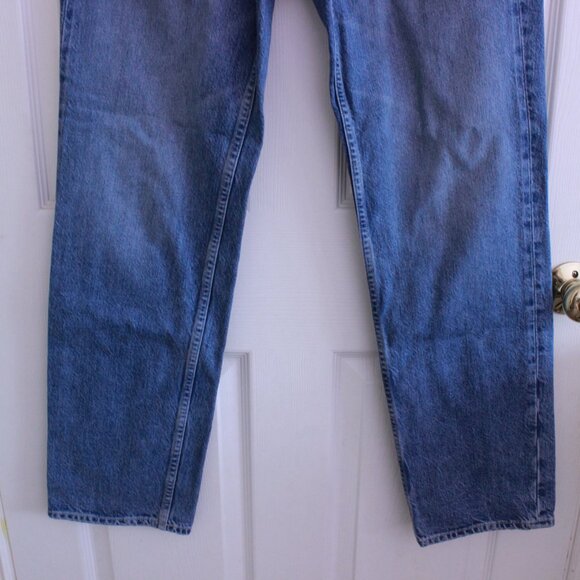 Trave Paloma 90's Straight Full Length Jeans Nowhere Near Classic Mid Wash - Picture 5 of 12